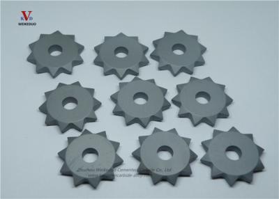 China Bush Hammer Roller Brazing Carbide Inserts / Round Carbide Inserts Tips for sale