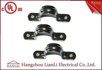 China Electro Galvanized EMT Straps Clamps withTwo Hole , 3/4