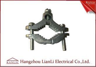China Zinc Bare Wre Gound Clamps With Straps Brass Electrical Wiring Accessories for sale