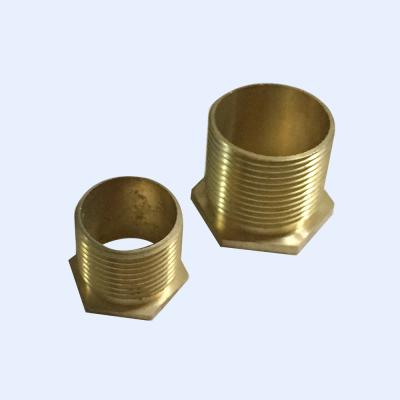 China Brass Male Bushing Long Type 13 Rounds Threads 56 Percentage Material BS4568 BS31 for sale