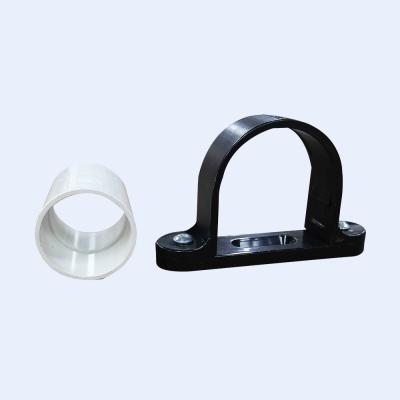 China PVC Conduit Saddle Black or White Colore 20-50mm Size Low Smoke Material GI Conduit And Upvc Conduit All New Material for sale