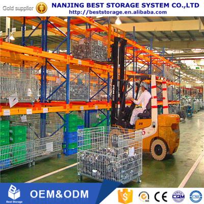 China Euro standard heavy duty pallet rack warehouse storage equipment with high quality steel Q235B material for sale