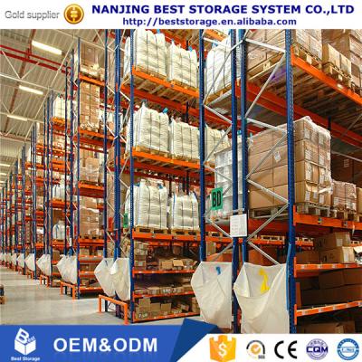 China Europ pallet size 1200*800 / 1200*1000 Dexion Warehouse heavy duty storage steel selective pallet rack for sale