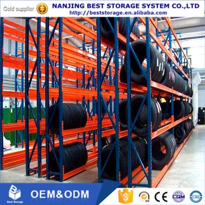China 4s shop auto parts storage tire rack good quality free design customized size tyre rack very competitive price for sale