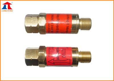 China Automatic M12 Brass Fuel Gas Cutting Torch Flashback Arrestor M12 * 1.25 for sale