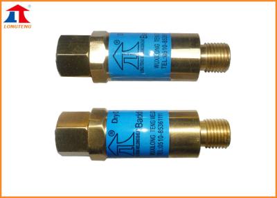 China 1 / 4 Brass Oxygen Gas Flashback Arrestor For Acetylence , Mini-hole Heat Dissipation for sale