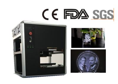 Chine Machine de gravure adaptée aux besoins du client de laser de logo pour le laser 3D gravant le bloc en verre à vendre