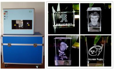 China 110KG Glass Laser Engraving Machine , Personalised 3G Glass Block Engraver for sale