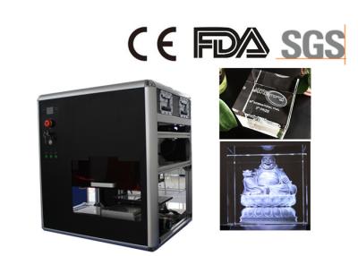 China Máquina de gravura subsuperficial de baixo nível de ruído do laser 3D para a loja de lembrança à venda