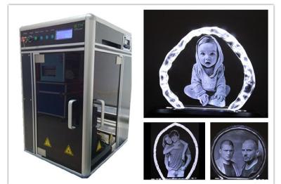 Chine Utilisation en verre de cabine de centre commercial/photo de machine de gravure de laser monophasé 3D à vendre