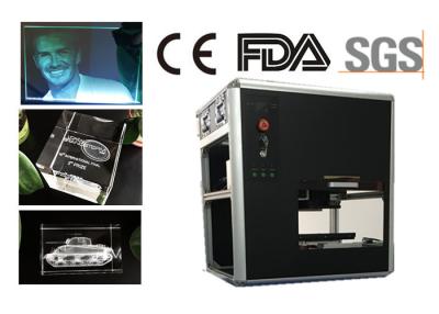 China Aprovação de vidro do CE da máquina de gravura do laser de cristal refrigerar de ar 50Hz 60Hz 3D à venda