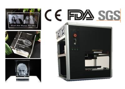 Chine Le Portable a personnalisé le laser de la machine de gravure de laser en cristal de portrait de la photo 3D 532nm à vendre