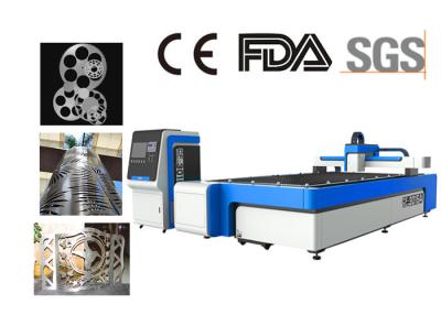 China 1000W CNC de Lucht van de de Lasersnijmachine van de Metaalvezel koelde Compact Structuurontwerp Te koop