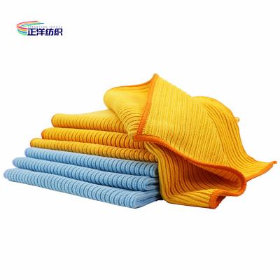 China 350GSM Reusable Cleaning Cloth High Density 40X40CM Soft Microfiber Detailing Cloth for sale