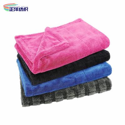 China 1200gsm Reusable Cleaning Cloth Extra Thick Large Size 60x90cm All Purpose Microfiber Cleaning Cloth for sale