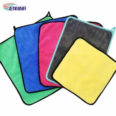China 30x30cm Reusable Cleaning Cloth 80% Polyester 20% Polyamide Microfiber Easy Dry Towel for sale