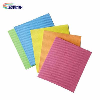China 500gsm Absorbent Disposable Dish Cloths 20X18CM Swedish Cellulose Sponges for sale