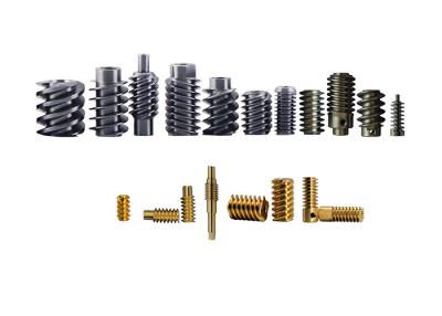 China Mini Worm And Worm Gear 120mm Max Length Brass Worm Gear Set  Class 5  DIN3974 for sale