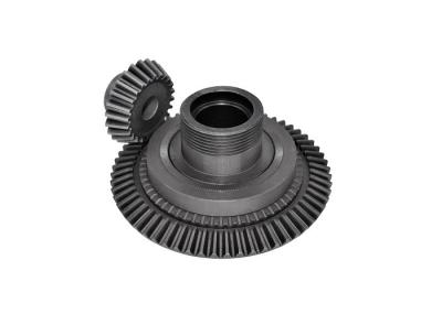 China 60T 24T  M1.5 Straight Bevel Gear 90mm Outside Diameter Customized Size for sale