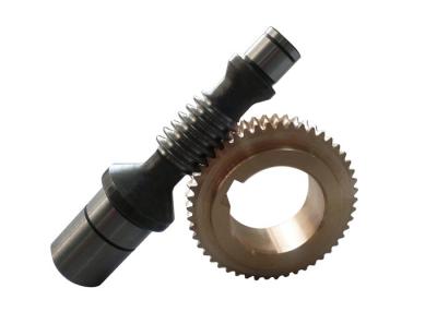 China Bronze Worm Gear And Worm Wheel Hard Toothed Surface Skiving Cavex  For Worm Reducer for sale