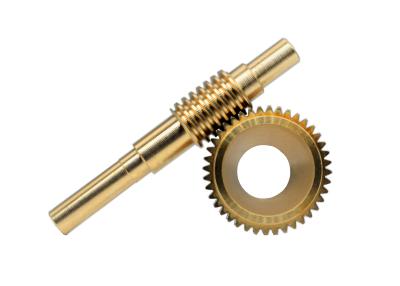 China Industrial Worm Gear And Worm Wheel / Warm And Worm Wheel  For Photographic Equipment for sale