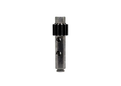 China T13  M0.5 Miniature Pinion Gear Shaft S45C 7.5mm Outside Diameter RoHS Approved for sale