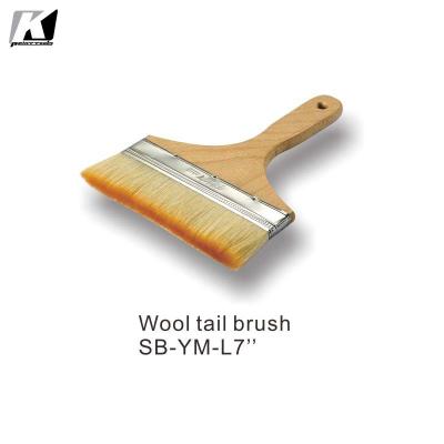 China Multicolor Chip Paint Brush , Lightweight 2 Inch Natural Bristle Paint Brush for sale