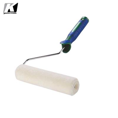 China Ultralight 9 Inch Mohair Fabric Paint Roller With Plastic Handle for sale
