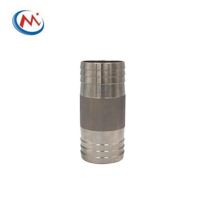 China 304 316 stainless steel thread 304 316 stainless steel oil gas double pipe nipple kc nipple pipe fitter for sale