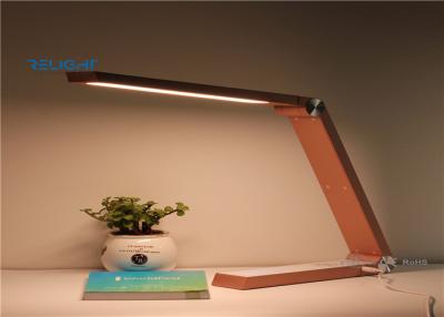China Triangle 5 Level Brightness LED Office Lamp , Led Reading Light 5 Color Temperature Mode for sale