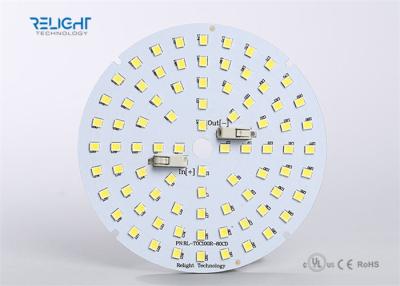 China 80 Pcs 33v Dc 2835 Smd Led Module , D88mm Round Pcb Led Downlight Module 6000k 100-130lm / W for sale