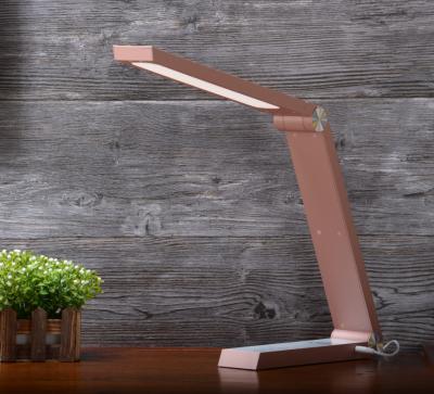 China 5 Level Brightness Triangle LED Office Lamp , Led Reading Light Wireless Charger Function for sale