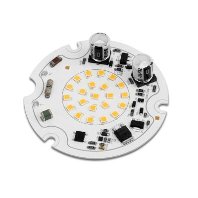 China SMD AC Round LED Module 2835 16W AC230V Module Driver on Board for sale