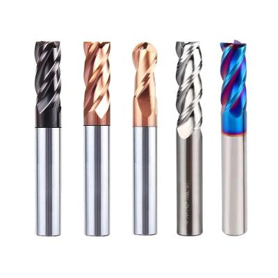 China HRC65 4 Flute Tungsten Carbide Endmill CNC Router Bits Cortadores End Mill For Stainless Steel en venta