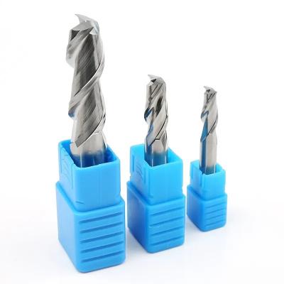 China 2 3 4 Flutes HRC55 CNC Aluminum Milling Cutters Solid Tools Tungsten Carbide End Mill for sale