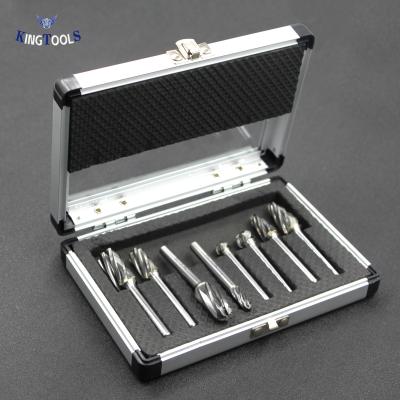 China High Speed Carbide Die Grinder Bit Set Aluminium Solid Carbide Burr Set Easy To Use for sale