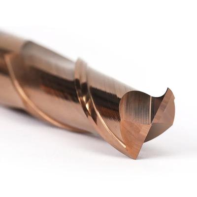 China Coated Tungsten Carbide End Mill 4 Flutes Cutting Tools With High Performance for sale