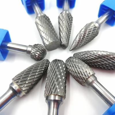 China Polishing Tungsten Carbide Burr Bits  Rotary Tool Grinding Bits Wear - Resistance for sale