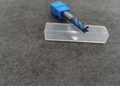China Moinho de extremidade contínuo do carboneto de tungstênio da cor azul para cortar com diâmetro de 8mm à venda