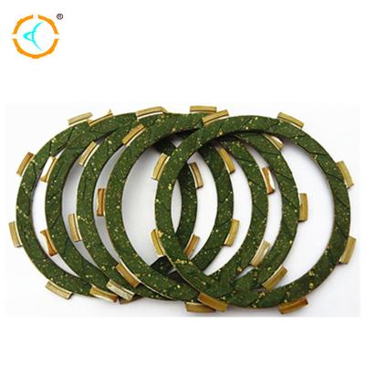 China 125cc Motorcycle Spare Parts / Green Rubber Material Motorcycle Clutch Plate for sale