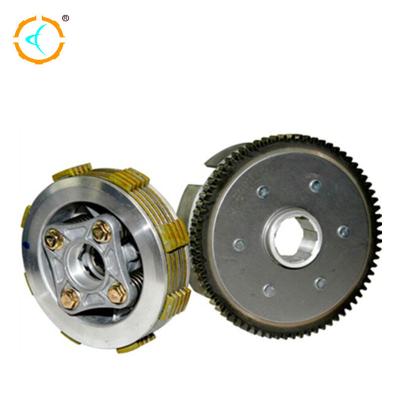 China OEM Motorcycle Starter Clutch / ADC12 CG125 125cc 4 Hole 5 Plate Clutch Assy / Silver Color for sale