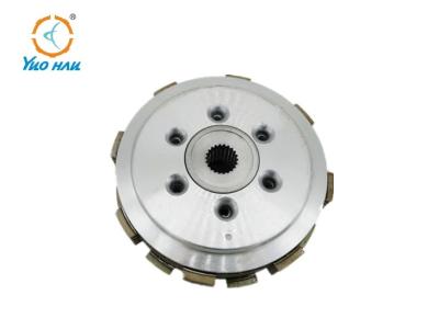 China 6 Hole 6 Plates Honda  CBZ UNICON  Motorcycle Clutch Center Comp / Motorcycle Clutch Parts ADC12 Silver for sale