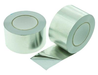 China 20N / 25mm Adhesion To Steel Aluminum Foil Shielding Tape For Vapor Barrier for sale