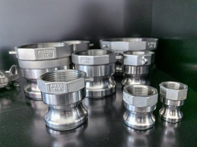 China Advanced CNC Machining Investment Casting Parts Stainless Steel Couplings for sale