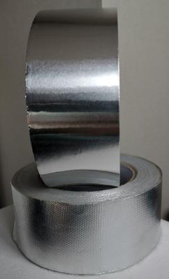 China 50 Micron Matt Aluminum Foil Adhesive Tape 2.0mil Without Liner for sale