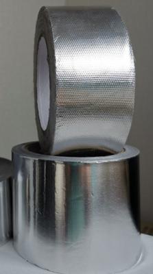 China Flame Retardant Self Adhesive Aluminum Foil Tape 0.15mm for sale