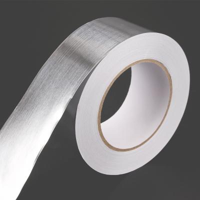 China hoja adhesiva de aluminio 25um 25 micrones de MPET del conducto de cinta flexible herida uno mismo del cierre sin el trazador de líneas en venta