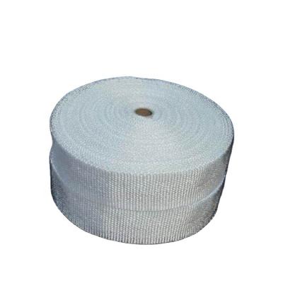 China Electrical Insulation White Glass Cloth Tape Plain Weave Thermal Insulation for sale