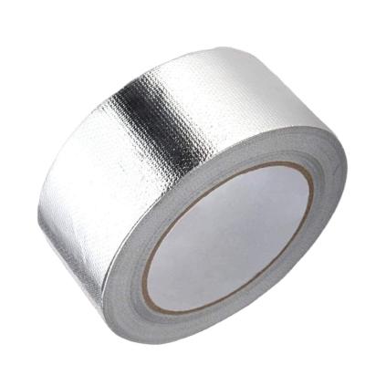 China Flame Retardant Aluminum Foil Glass Cloth Tape 0.15mm for sale