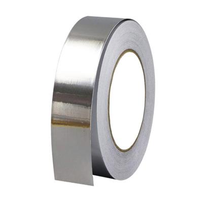 China 18 Micron Fireproof Aluminum Foil Tape Rubber Resin Adhesive for sale